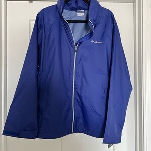 NWT Columbia blue Windbreaker Jacket